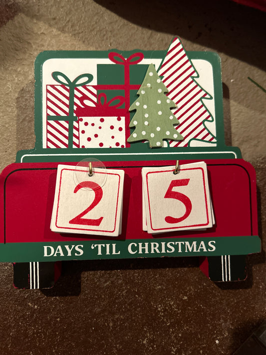 Truck Christmas count down