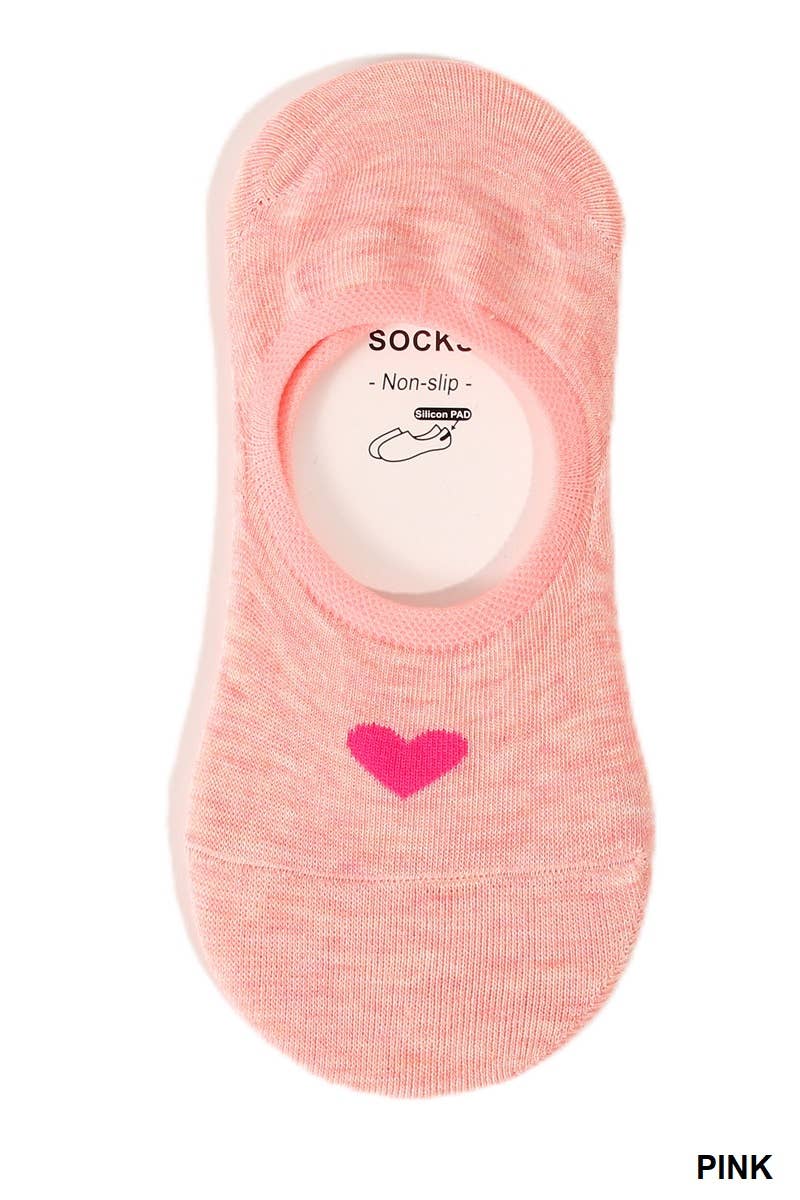 LOVEY HEART INVISIBLE SOCKS