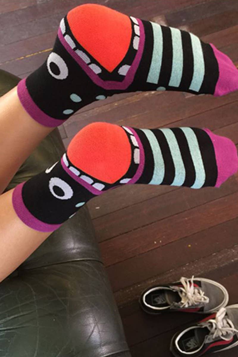 Women's Monster Cotton Blend Crew Socks