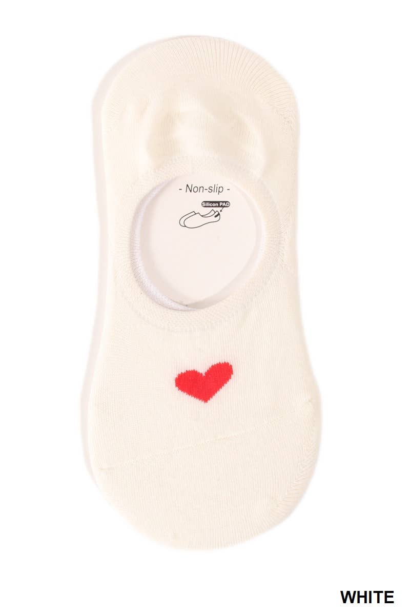 LOVEY HEART INVISIBLE SOCKS