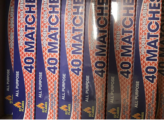 Long stem wooden matches