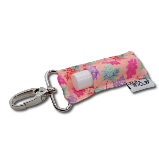 Autumn Leaves LippyClip® Lip Balm Holder for Chapstick, Fall Gift Item, Halloween