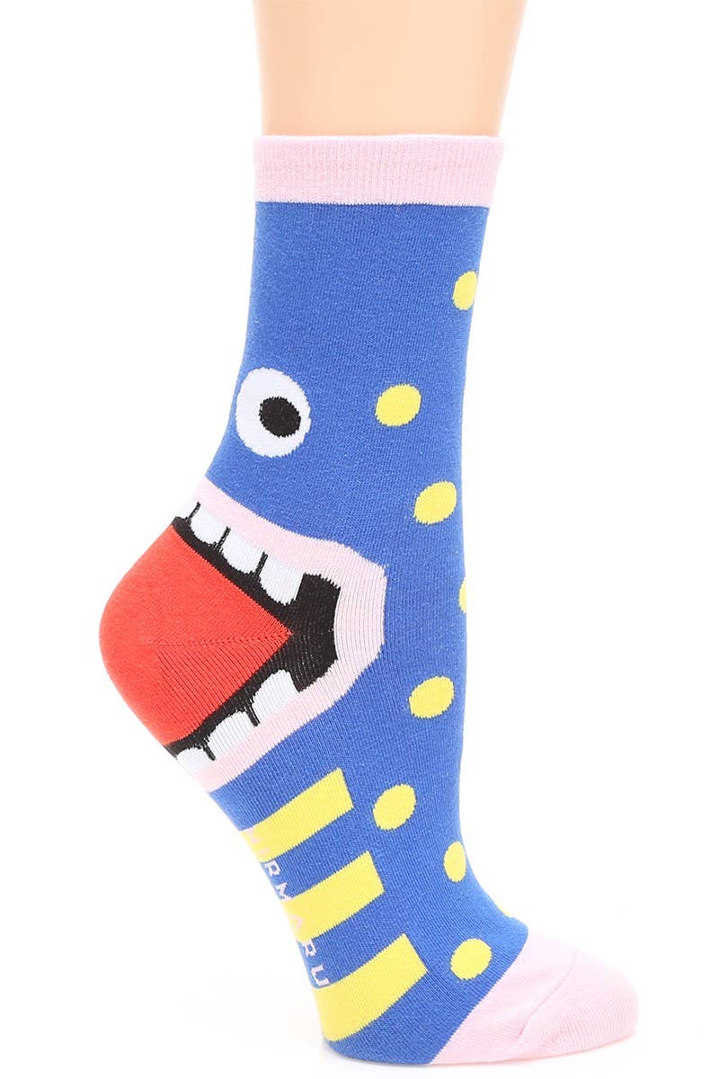 Women's Monster Cotton Blend Crew Socks