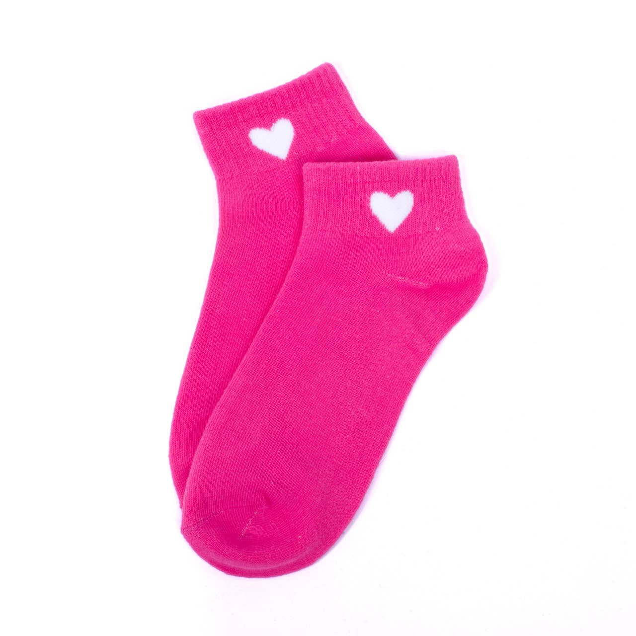 Ladies Low Cut Heart 6Ribbed Socks