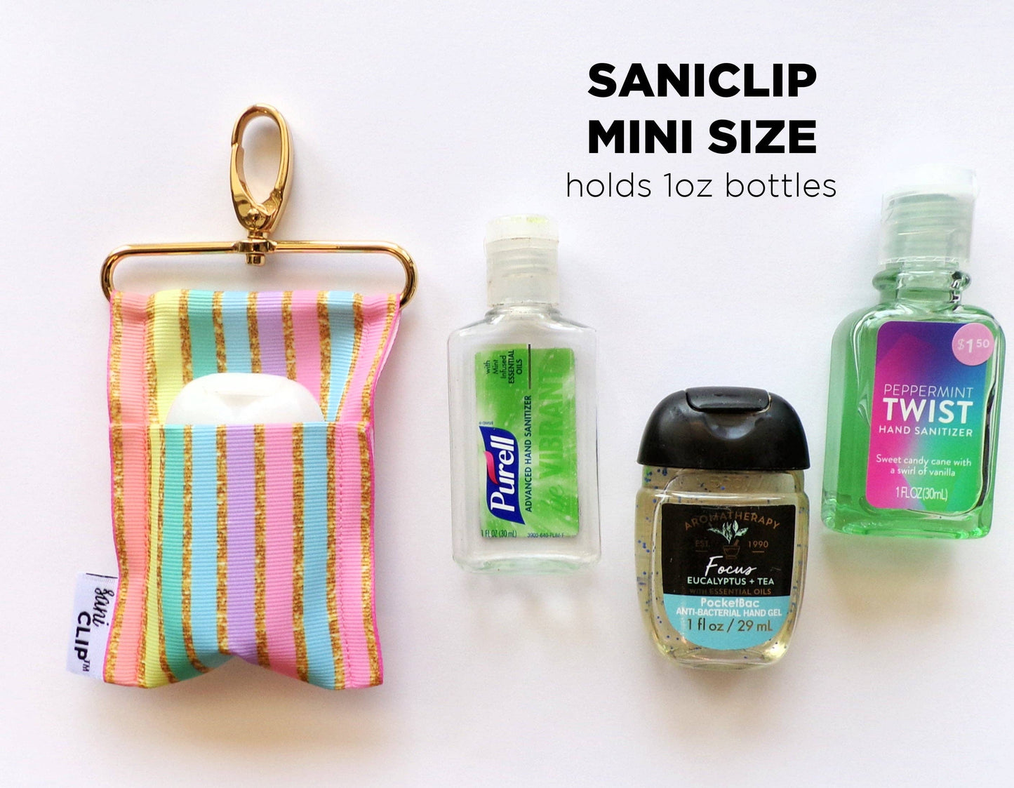 SaniClip Hand Sanitizer Holder