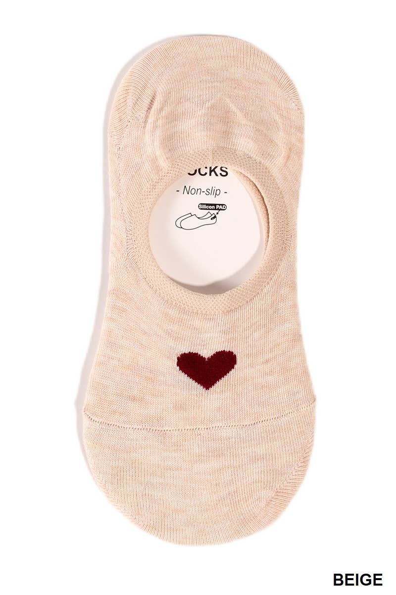 LOVEY HEART INVISIBLE SOCKS