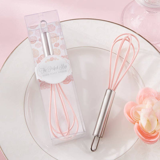 "the Perfect Mix" Pink Kitchen Whisk