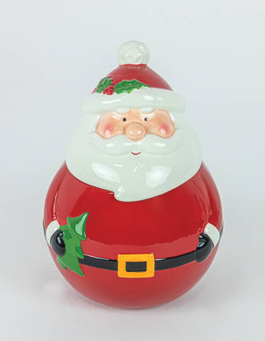 JOLLY SANTA COOKIE JAR