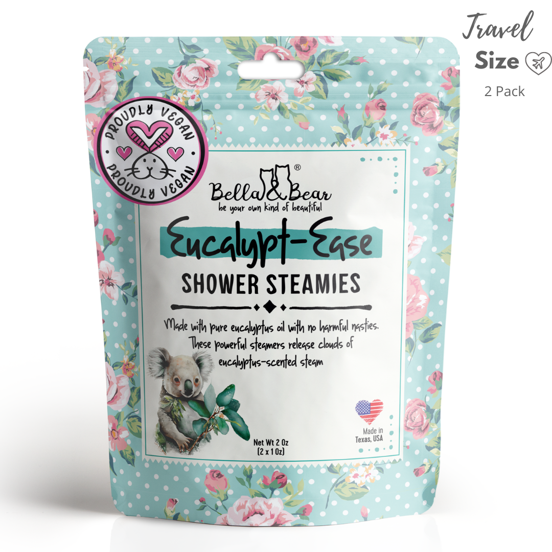 Eucalypt-Ease Shower Steamers with Essential Oils