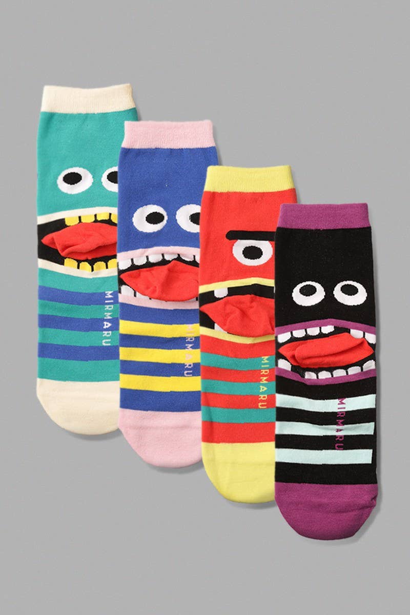 Women's Monster Cotton Blend Crew Socks